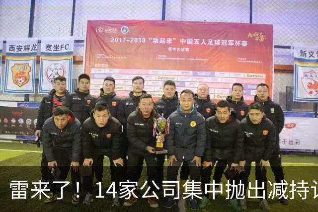 雷来了！14家公司集中抛出减持计划，有你的持仓吗？