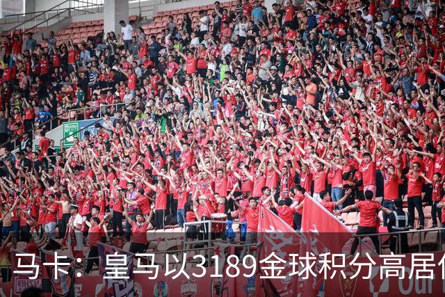 马卡：皇马以3189金球积分高居俱乐部历史榜首，C罗460分个人第一